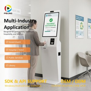 SDK Supported High Definition Touch Screen Kiosk Substation